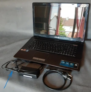Ordinateur portable marque ASUS, Modèle : A73B, disque dur DDR 1To - Photo 1/24