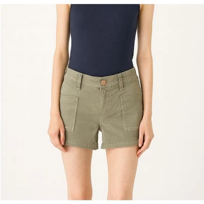 J Brand Olive Green Mid Rise Cargo Shorts 23 Utility Gorpcore Earthy Fall Layer - Image 1 of 4