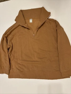 Pulôver feminino rosa Victoria's Secret moletom com zíper quarto GG - Imagem 1 de 4