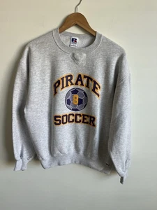 Vintage East Carolina Pirates Team Issued Sweatshirt Russell 90s Womens Large Soccer - Bild 1 von 6