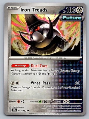 Pokemon TCG SV05: Temporal Forces Iron Treads 118/162 - Image 1 of 2