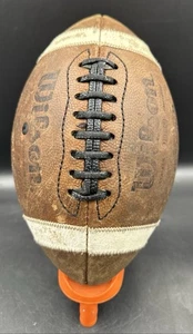 Wilson NCAA WTF1003 GST Leather Collegiate Football Ball USA White Bear MN - Picture 1 of 23