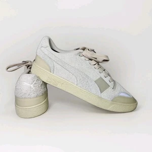Puma x Ralph Sampson Low Rhude Men's Size 12 Suede Whisper White Cream Off White - Picture 1 of 23