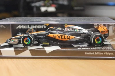 1:43 Minichamps Lando Norris Mclaren Mercedes MCL60 2023 British GP - Image 1 of 4