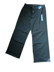 Old Navy WOW Wide Leg High Rise Jeans Women’s 18 Black NWT 30” Inseam - Picture 1 of 7