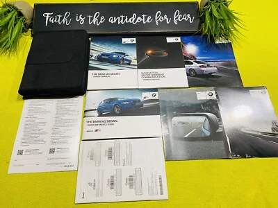 💥 BMW M3 2015 sedán manual del propietario + libro de navegación (comprar fabricante de equipos originales) envío rápido 💥💥 Foto 1 de 4