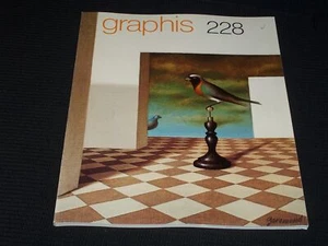 1983 #228 GRAPHIS MAGAZINE VERY NICE COVER ART & INSIDE PAGES - E 852 - Picture 1 of 2