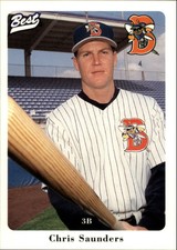 1996 Binghamton Mets Best #25 Chris Saunders