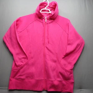 NWT CASCADE SPORTS SIZE XL WOMENS PINK FULL ZIP LONG SLEEVE HOODIE - Picture 1 of 9