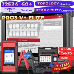 2025 LAUNCH X431 PRO3S+ ELITE PRO5 Car Diagnostic Tool J2534 Programming Coding - Picture 1 of 16