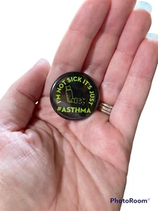 asthma awareness button pin - Picture 1 of 1