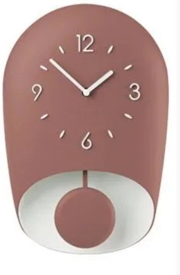 GUZZINI: Orologio Bell Con Pendolo Colore Rosso Rubino (vedi Foto) - Imagen 1 de 1