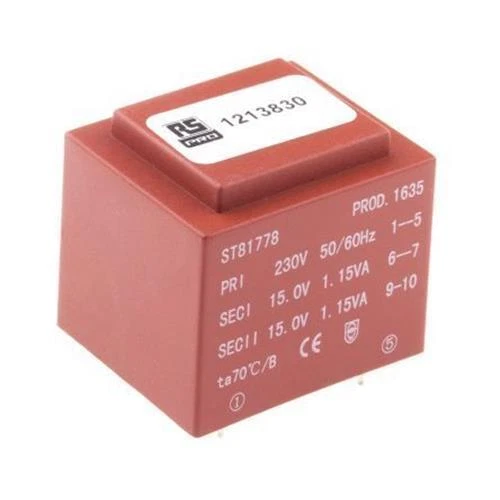 2 x 15V AC 2 Output PCB Mount PCB Transformer 2,3VA - Bild 1 von 1