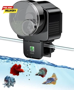 Automatic Fish Feeder for Aquarium Auto Timer Fish Feeder for 60 Ml Adjustable - Picture 1 of 12
