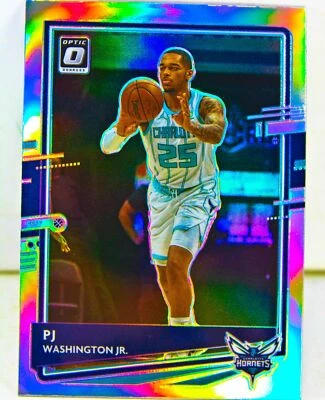 PJ Washington Jr. 2020-21 Optic Basketball Silver Holo Prizm Refractor Card #137 - Image 1 of 3