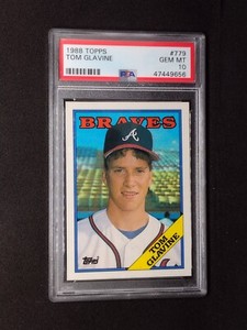 1988 Topps Tom Glavine #779 PSA 10 GEM MT Rookie RC