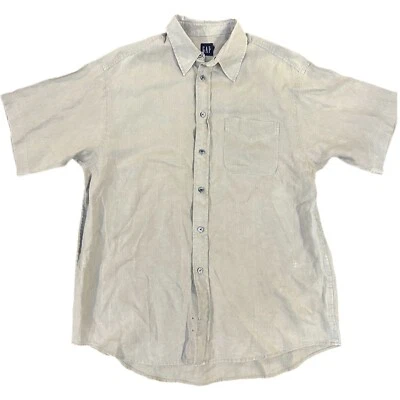 Gap Short Sleeve Button Up Shirt Men's Size Large - Image 1 of 4