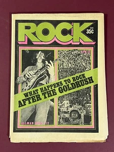 ROCK Magazine 4/26/1971 The Allman Brothers, Chambers Brothers, Rolling Stones - Picture 1 of 8