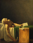 Der Tod von Marat | Jacques-Louis David | Historischer Druck der Französischen Revolution