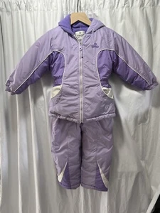 OshKosh B'gosh Girls 2 Piece Purple Ski Snow Suit Size Small 4 - Picture 1 of 13