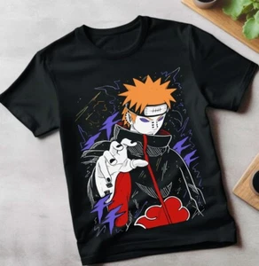 Naruto Rasengan T-Shirt Itachi Uchiha Jiraiya Anime Manga Style Shirt All Size - Picture 1 of 7