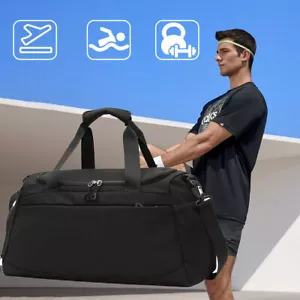 Sporttasche Reisetasche Herren Schwimmtasche mit Schuhfach und Nassfach Duffle - Bild 1 von 11