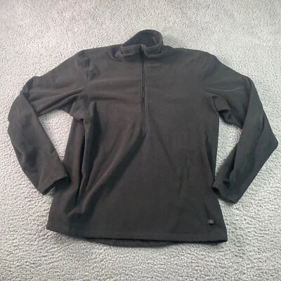 Pullover REI 1/2 cremallera polar ligero para mujer XL manga larga negro Foto 1 de 4