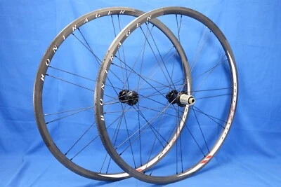 New Bontrager Race X Lite Carbon Tubular Disc Wheelset, 11 Spd HG Thru Axle - Image 1 of 4