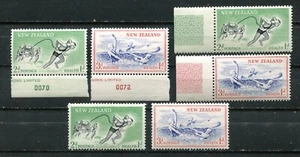 NEW ZEALAND 1957, CHILDREN PLAIYNG, LIFE SAVING TEAM, Scott 852-853 x 3, MNH - Picture 1 of 1