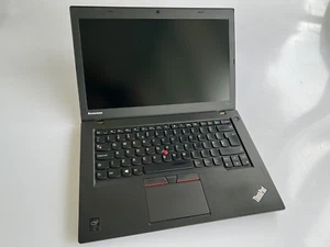 Lenovo THINKPAD T450 Core i5 5300U 8GB RAM 240GB SSD Bluetooth Windows 10 Wifi - Zdjęcie 1 z 7