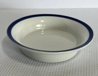 IKEA Of Sweden Sauce Plates Almhult S343 81 Blue & White 4.75” - 2 Available - Image 1 of 4