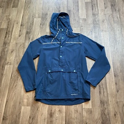 Merrell Windbreaker Size Medium Blue 1/2 Zip Jacket Outdoor - Image 1 of 4