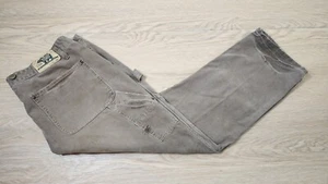 Vintage Ralph Lauren Polo Pants Men 40x30 Double Knee Canvas Work Brown Distress - Picture 1 of 18