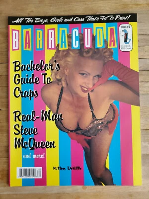 Barracuda Magazine #05 Steve McQueen Kitten DeVille Burlesque Pinup Stag NOS — 第 1/4 张图片