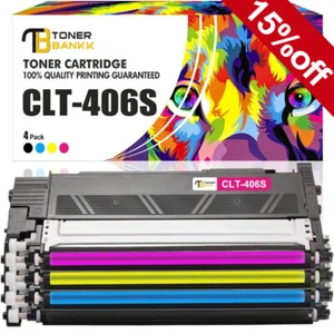 4 Toner für Samsung Xpress C410W C460W C460FW CLP-365 CLX-3300 CLX-3305 CLT-406S - Bild 1 von 11