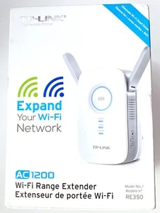 TP-LINK | AC1200 RE350 | 1200 MBS WIFI RANGE EXTENDER | MAKE AN OFFER! - Picture 1 of 11