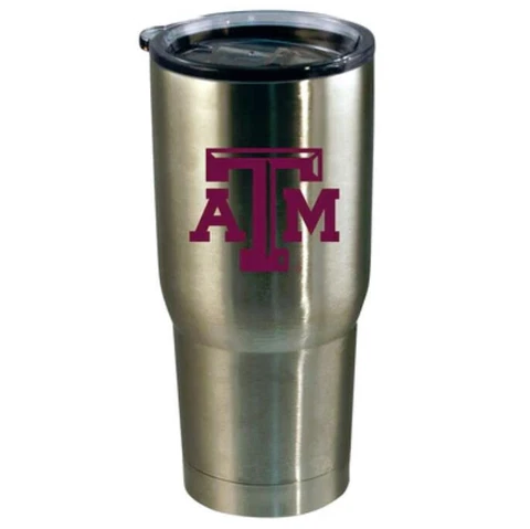 Texas A&M Aggies  22oz Insulated Drinking Tumbler NCAA Licensed NEW Cover