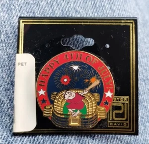 Swinging Friar San Diego Padres Happy 4th of July 1998 Hat Pin Peter David NOS - Picture 1 of 4