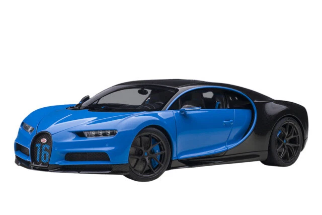 AUTOart Bugatti Chiron 2019 1:18 Model Car - Blue