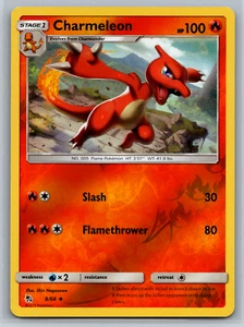 Charmeleon Pokemon TCG Hidden Fates Reverse Holo 8/68 - Picture 1 of 2