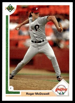 1991 Upper Deck Roger McDowell Philadelphia Phillies #406 - Image 1 of 2