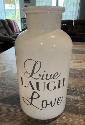 Фермерский дом декор расписной цветок ваза живой смех любовь - Изображение 1 из 3