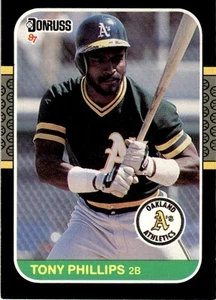 1987 Donruss Tony Phillips Oakland Athletics #103 - Picture 1 of 2