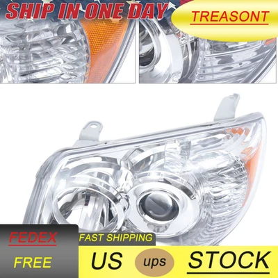Right+Left Headlamps For Toyota 4Runner 2006-2009 Pair Projector Headlights - Изображение 1 из 4