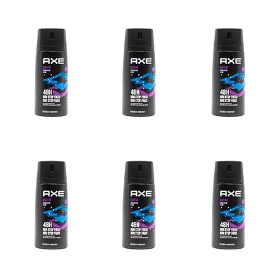 6PK Axe 150ml Deodorant Bodyspray 48hr Odour Protection For Men Marine Scent - image 1 of 4
