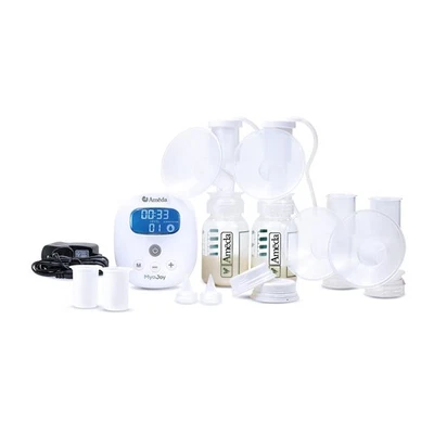 Ameda MYA Joy Double Electric Breast Pump & Accessories | Portable ... Fast Ship - Image 1 of 4