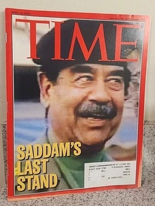 Time Magazine ~ Saddam's Last Stand ~ April 14, 2003 - Imagen 1 de 2