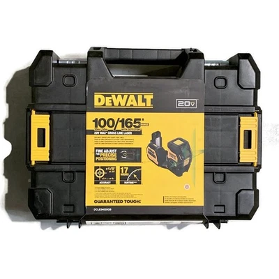 SOLO HERRAMIENTA DE NIVEL LÁSER VERDE LÍNEA CRUZADA INALÁMBRICA DEWALT DCLE34020GB 20V MAX XR Foto 1 de 4