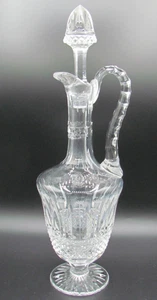 ST LOUIS CRYSTAL TOMMY PATTERN 15" HANDLED WINE DECANTER A/F (12139) - Picture 1 of 2