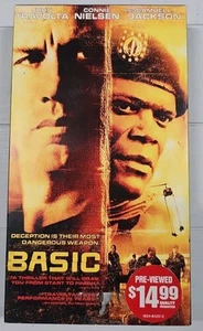 Basic VHS VCR Video Tape Used Movie John Travolta  Samuel  L. Jackson  - Picture 1 of 5